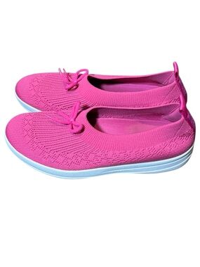 FitFlop Pink UberKnit Slip-On Walking Shoes Women’s Size 9